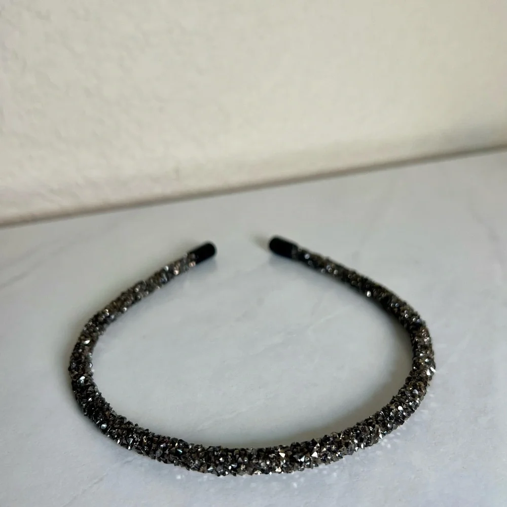 NEW Charcoal Crystal Headband